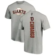 Men's San Francisco Giants ＃10 Johan Camargo Ash Backer T-Shirt