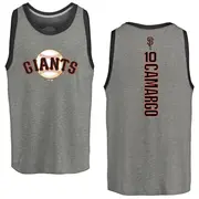 Men's San Francisco Giants ＃10 Johan Camargo Gray Backer Tank Heathered