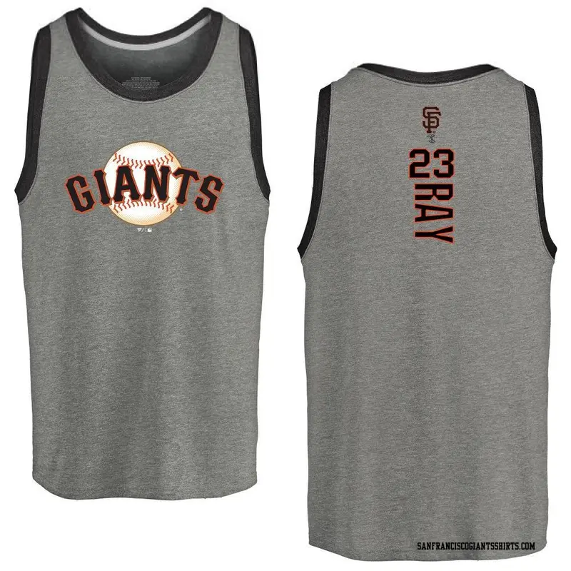 Men's San Francisco Giants ＃23 Robbie Ray Gray Backer Tank Heathered