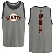 Men's San Francisco Giants ＃26 John Montefusco Gray Branded Backer Tank Heathered