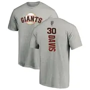 Men's San Francisco Giants ＃30 Chili Davis Ash Backer T-Shirt