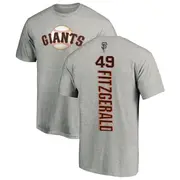 Men's San Francisco Giants ＃49 Tyler Fitzgerald Ash Backer T-Shirt