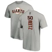 Men's San Francisco Giants ＃50 Jakson Reetz Ash Backer T-Shirt