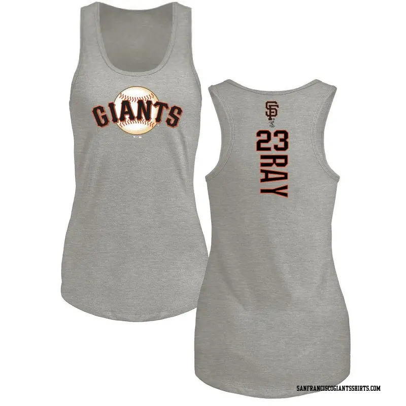 Women's San Francisco Giants ＃23 Robbie Ray Ash Backer Tank Top