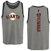 Youth San Francisco Giants ＃49 Tyler Fitzgerald Gray Backer Tank Heathered